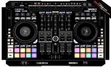 Reloop Mixon 8 Pro Skin | Nero | Decalcomania protettiva | StyleFlip