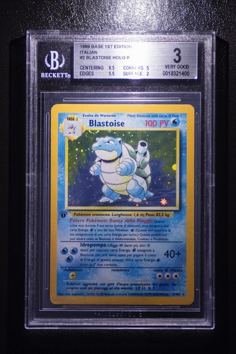 Pokémon blastoise holo set - holo,