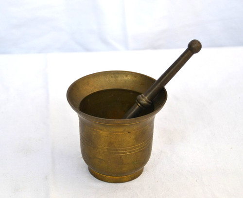 Mortaio ottone piccolo - in,