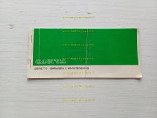 Cagiva SXT 125 1984 libretto tessera garanzia originale USATO