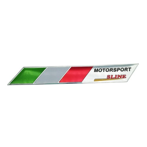 Aluminum car sticker logo - 3d,