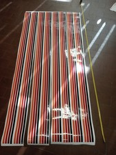 Adesivi strisce multicolor per camper arca america 401 new deal 1988 totale 15 m