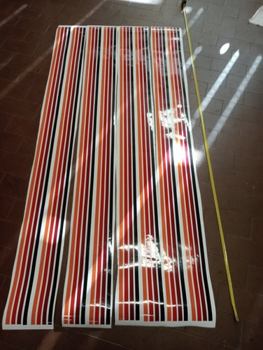 Adesivi strisce multicolor per