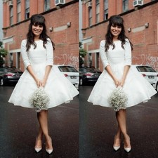 Abiti da sposa corti bianchi