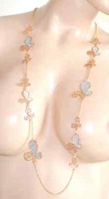 Collana lunga donna oro dorata