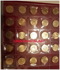 200 LIRE 1977 AL 2001 FDC  SU FOGLIO MASTERPHIL INCLUSE 200 LIRE FAO 1980 E 1981