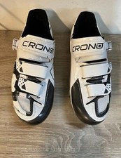 SCARPE CICLISMO CORSA CRONO CR3 CARBON 42.5 43 Uk 8.5 carbonio handmade in Italy
