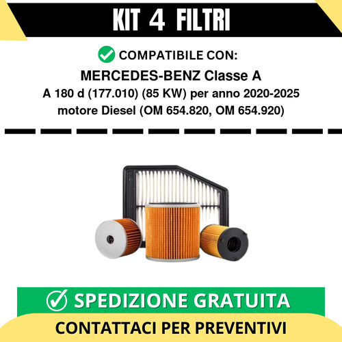 Kit filtri tagliando per - kit,
