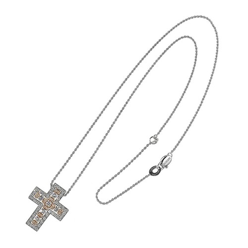 Collana croce damiani belle - damiani,