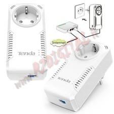 ADATTATORE TENDA P1001P GIGABIT RETE ELETTRICA IN LAN ETHERNET 1000Mbps GIGALAN