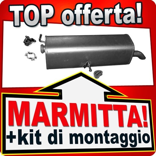 Silenziatore posteriore per - silenziatore,