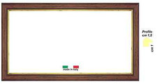 Cornice in legno in noce