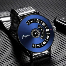 Orologio Meccanico Uomo Cool Unico Ruota Design Data Display Impermeabile Regalo Nuovo