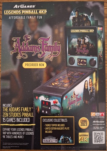 Addams family video flipper - video, di