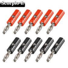 10PCS 4mm Spina Banana Tipo