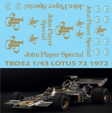 1/43 Decals  per Lotus 72 John