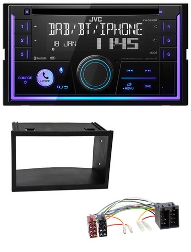 Jvc mp3 usb 2din - 2din, bluetooth