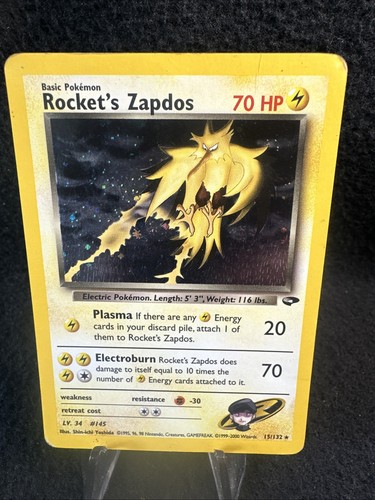 Rocket zapdos 132 - rocket's, gym