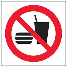 Cartello Sicurezza No Alimenti