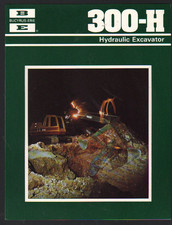 Scheda brochure escavatore idraulico cingolato BUCYRUS-ERIE "300-H"