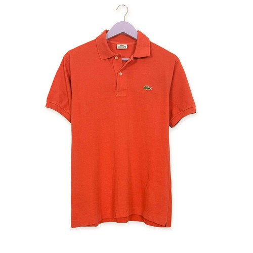 Polo lacoste arancione tinta - polo,