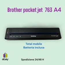 Brother Mobile Portable PocketJet PJ-763 A4 Thermal Printer Bluetooth Tested