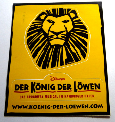 Adesivo souvenir leone walt - souvenir,