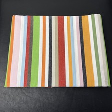 Tessuto a righe multicolore