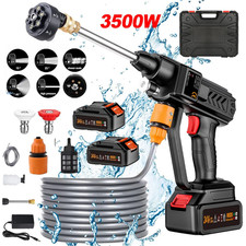 Idropulitrice a batteria 3000W 2 batterie auto idropulitrice mobile pistola a spruzzo
