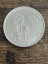 Moneta reale Italia 100 Lire