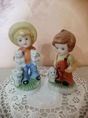 Coppia vecchie statue in - di,