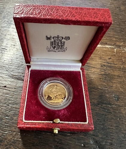 Sterlina oro proof 1984 - ,