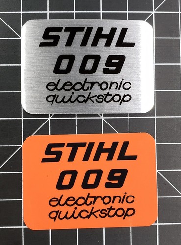 Targa badge elettronica stihl - targa,