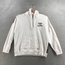 Felpa con cappuccio Chapter Two IT uomo 2XL bianco cotone stampa grafica pullover