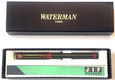 Penna Stilografica Jif Waterman Punta F Pennino e Fermaglio Placcati Oro Vintage