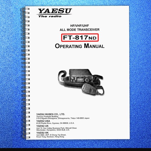 Yaesu 817nd transceiver - yaesu, ft-817nd