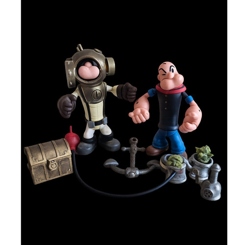 Lotto figurine mezco popeye - lotto,