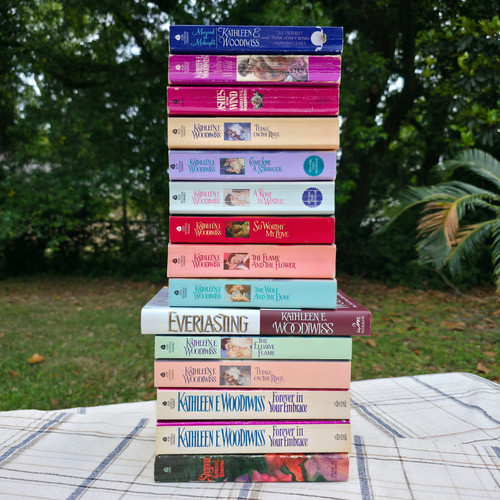 Kathleen woodiwiss book lot - woodiwiss,