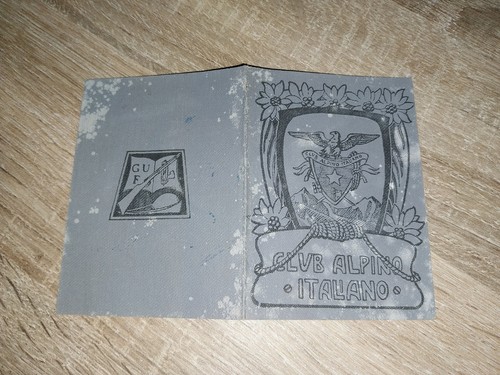 Tessera club alpino italiano - alpino,
