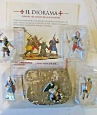SOLDATINI MEDIEVALI DIORAMA SCONTRO TRA ARABI E BIZANTINI HOBBY & WORK