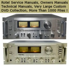 Rotel Service Manuals & Owner