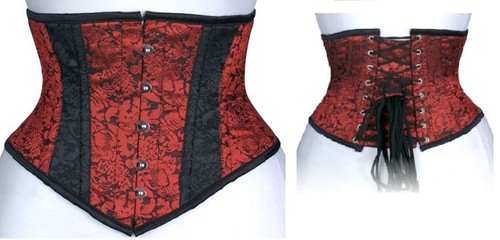 Corsetto estremo maglia - nera, e