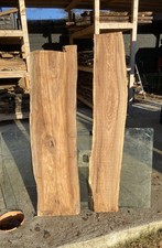 Coppia di tavole di legno di