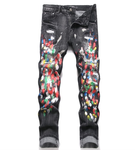 Jeans uomo gamba dritta - , nero