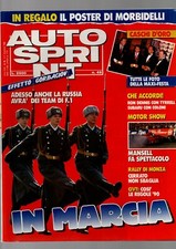 AUTOSPRINT N. 49 - DICEMBRE 1989  - OTTIMO -  POSTER GIANNI MORBIDELLI PRESENTE