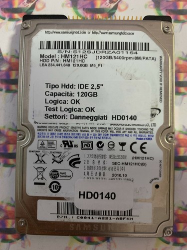 Hard disk usato ide 120gb - usato,