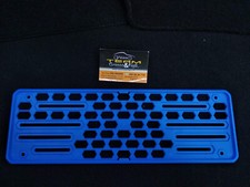 Porta Targa Europea Colorato Anteriore in Plastica Auto Colore Azzurro