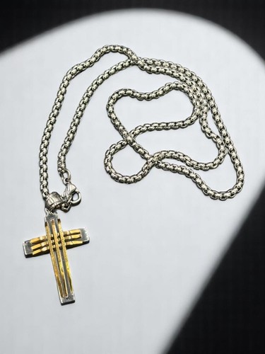 Collana uomo acciaio - uomo,