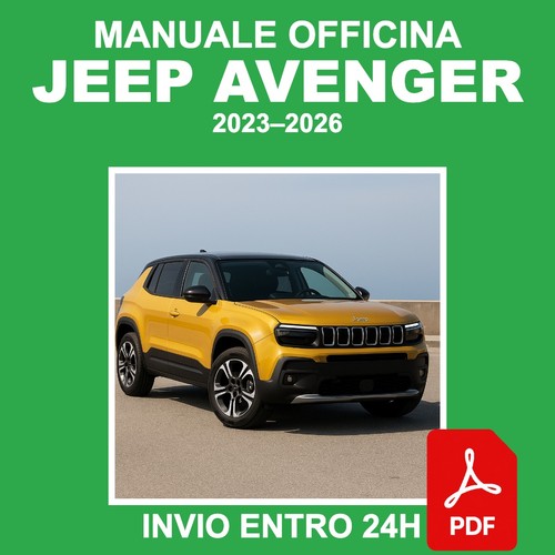 Manuale officina jeep avenger - officina,