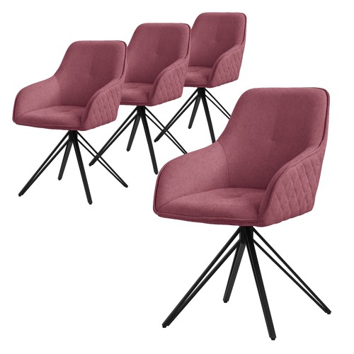 Sedia sala pranzo - sedia, rosa